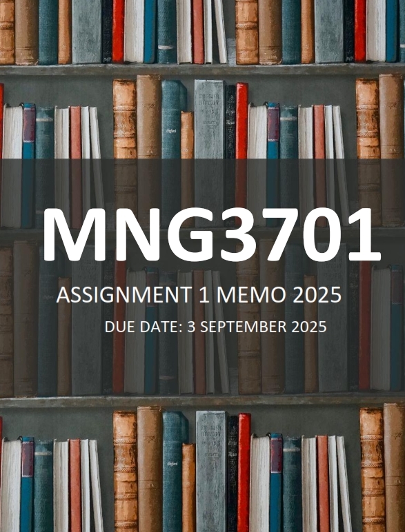 Mng3701 Assignment 1 Answers 2025 Due 3 September 2025 Learnlib