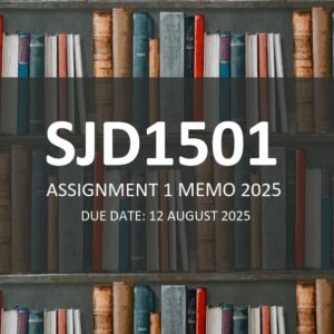 SJD1501 ASSIGNMENT 1 2025