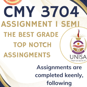 CMY3704 Assignment 1 (COMPLETE ANSWERS) Semester 2 2025 - DUE August 2025