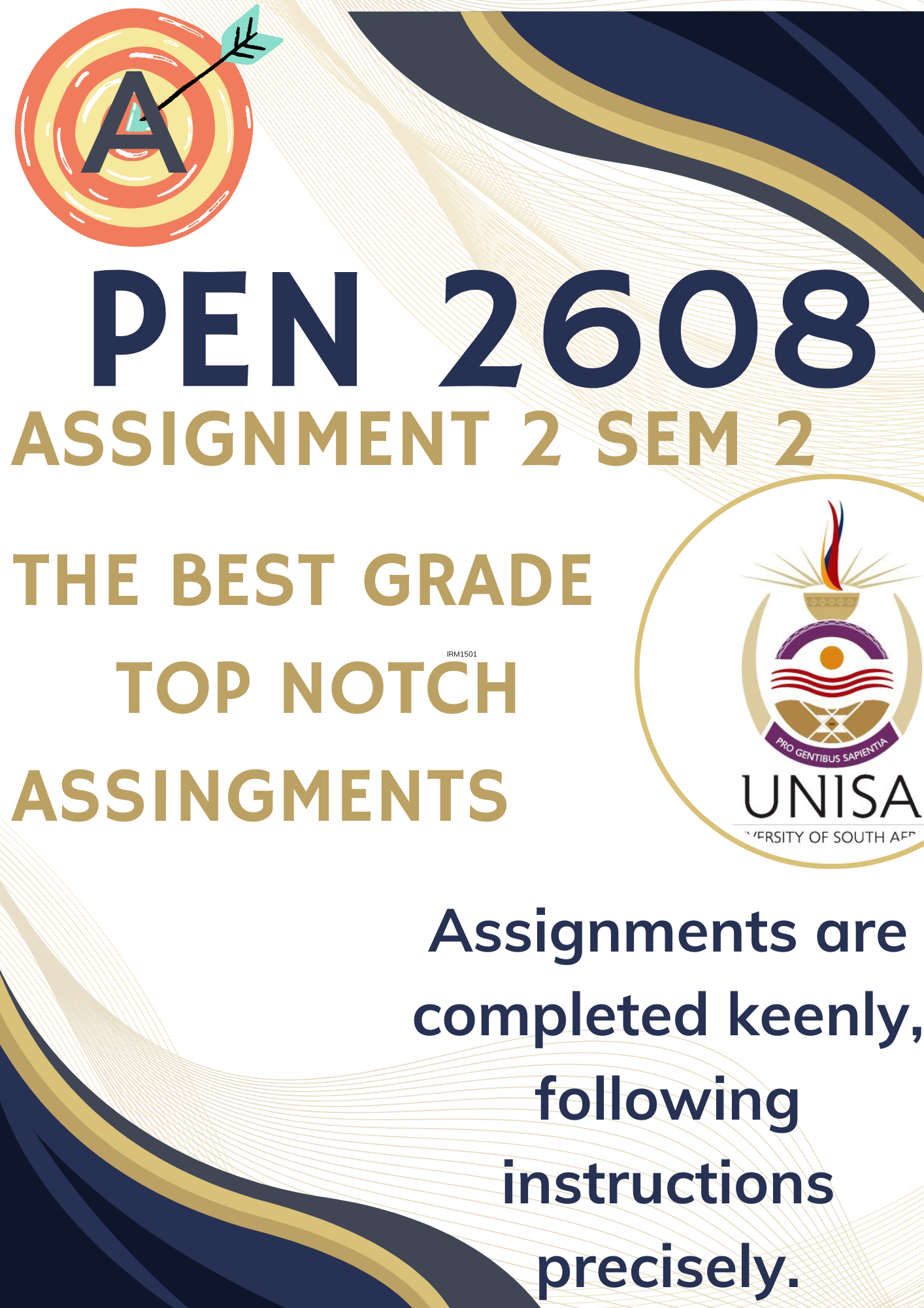 PEN2608 Assignment 2 (COMPLETE ANSWERS) Semester 2 2025 - DUE 29 August 2025