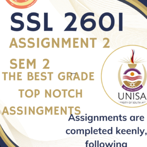 SSL2601 Assignment 2 Semester 2 Memo | Due 11 September 2025