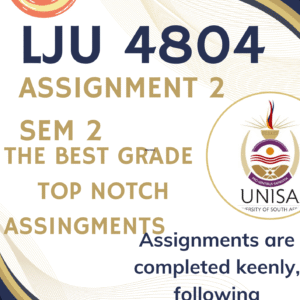 LJU4804 Assignment 2 Semester 2 Memo | Due 15 September 2025/LJU4804 Assignment 2 (COMPLETE ANSWERS) Semester 2 2025 (199151) - DUE 15 September 2025