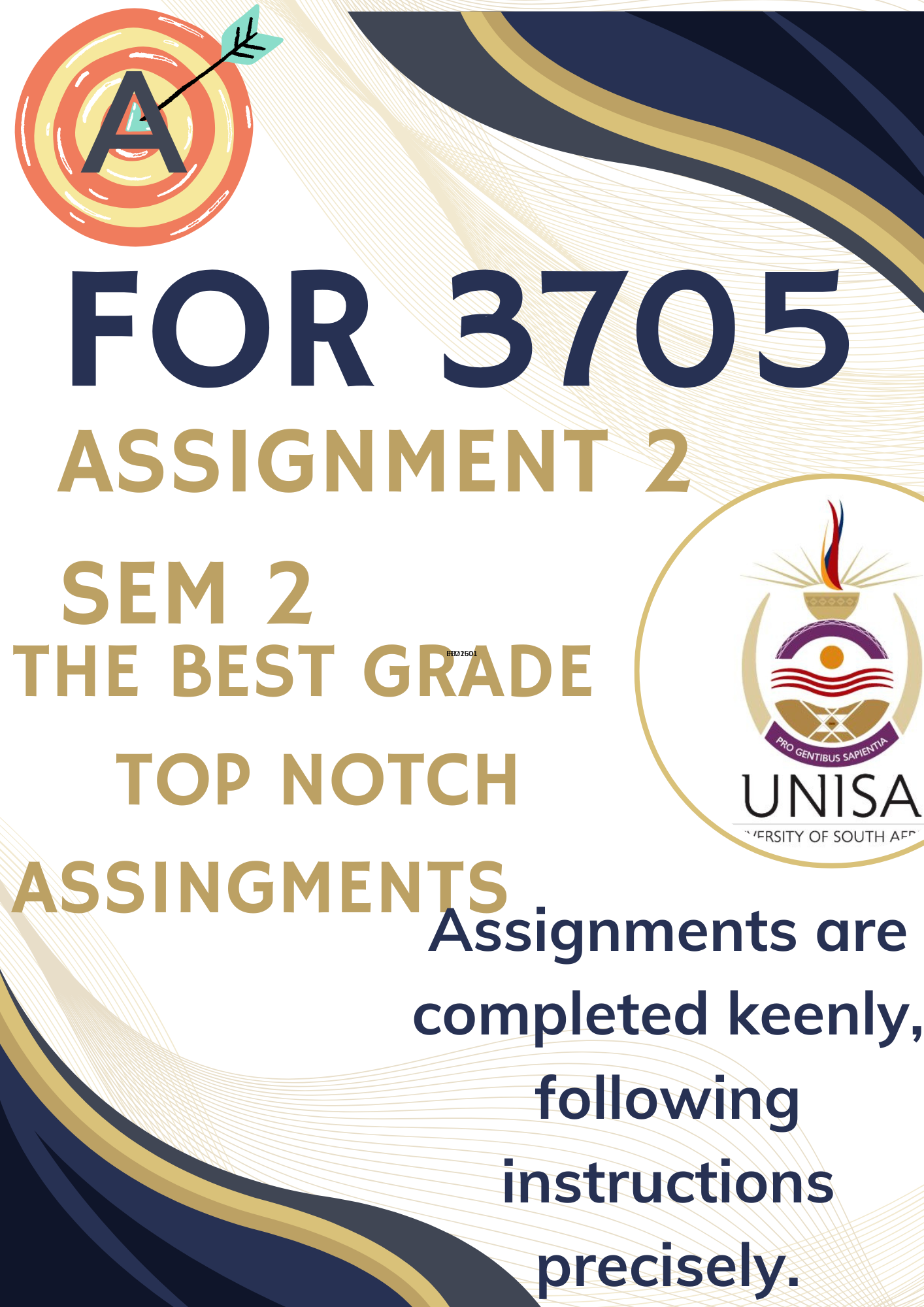 FOR3705 Assignment 2 Semester 2 Memo | Due September 2025