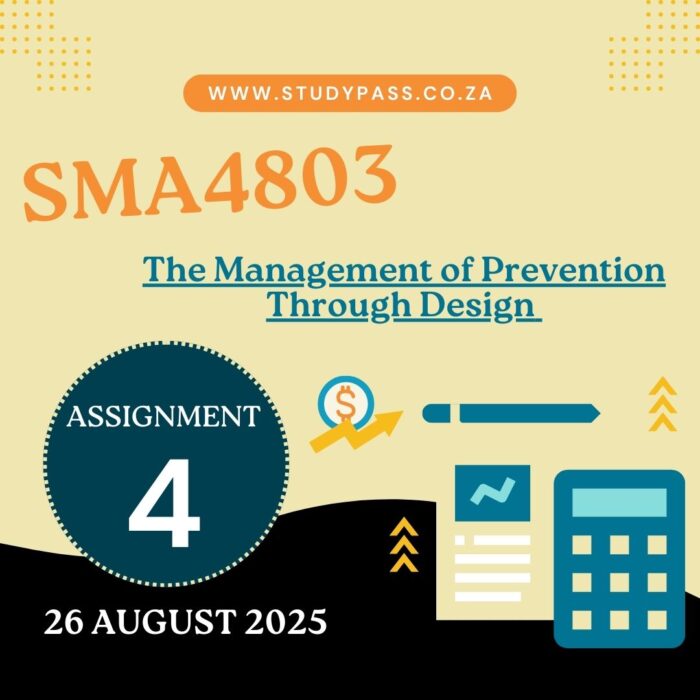 SMA4803 Assessment 4 (Answers) - Due Date 26 August 2025