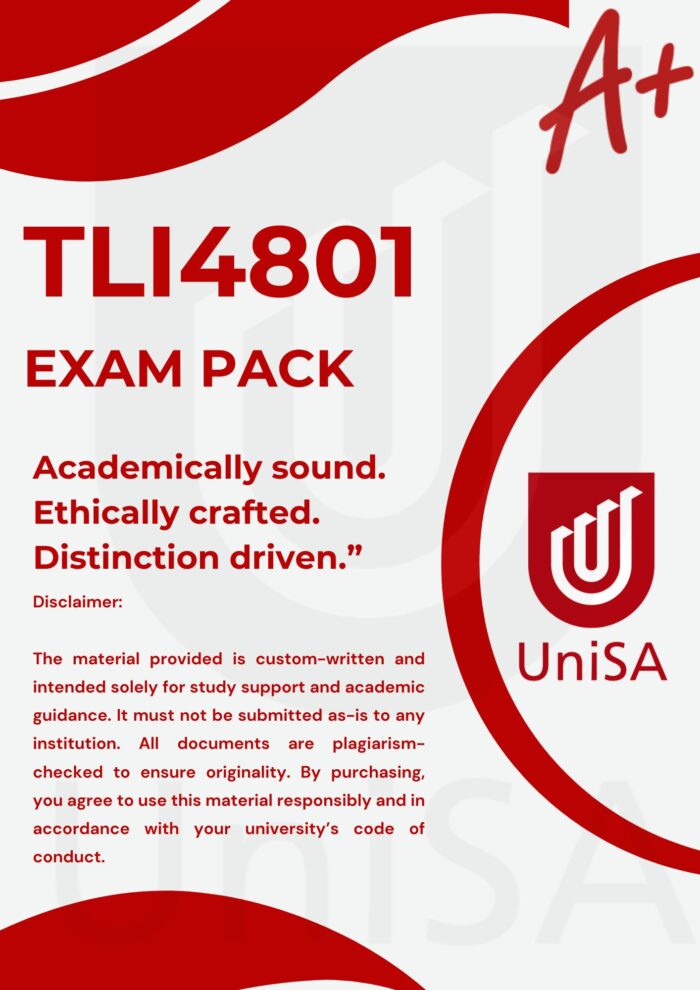 TLI4801 EXAM PACK 2025