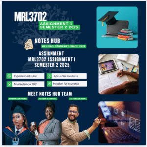 MRL3702 Assignment answers 2025