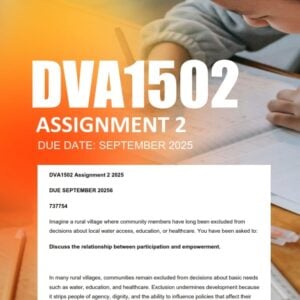 DVA1502 Assignment 2 2025 Due September 2025