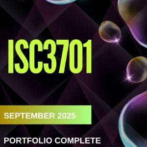 ISC3701 PORTFOLIO ANSWERS, REFERENCES & EXPLANATIONS (DUE DATE SEPTEMBER 2025)