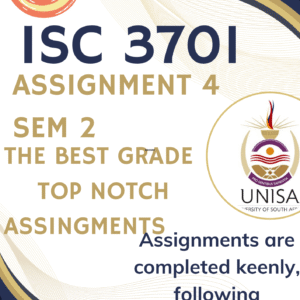 ISC3701 Assignment 4 PORTFOLIO (COMPLETE ANSWERS) Semester 2 2025 - DUE 30 September 2025 ; 100% correct solutions and explanations