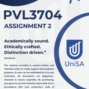 PVL3704 Assignment 2 Semester 2 2025 Quiz Answers (Due 16 Sept 2025)