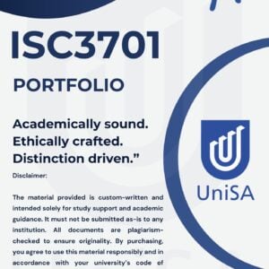 ISC3701 PORTFOLIO 2025 ANSWERS {DUE DATE 30 SEPTEMBER 2025}