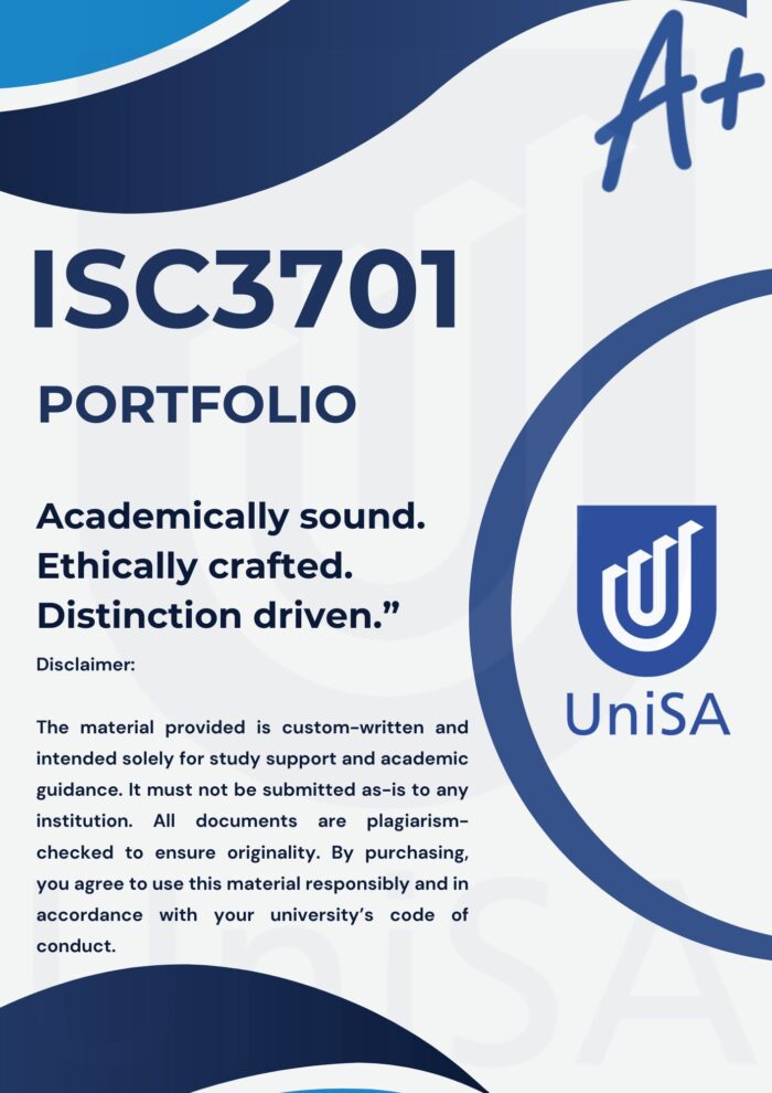 ISC3701 PORTFOLIO 2025 ANSWERS {DUE DATE 30 SEPTEMBER 2025}