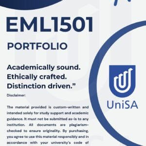 EML1501 ASSIGMENT 4 PORTFOLIO 2025 {DUE DATE SEPTEMBER 2025}