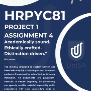 HRPYC81 ASSIGNMENT 4 (PROJECT 1) LITERATURE REVIEW 2025 {DUE DATE OCTOBER 2025}