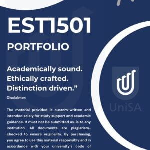 EST1501 PORTFOLIO ANSWERS 2025 {DUE DATE OCTOBER 2025}