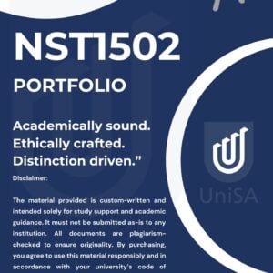 NST1502 PORTFOLIO 2025 ANSWERS {DUE DATE OCTOBER 2025}