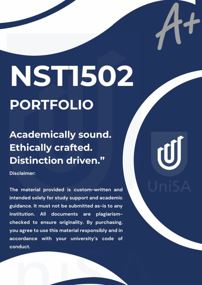 NST1502 PORTFOLIO 2025 ANSWERS {DUE DATE OCTOBER 2025}