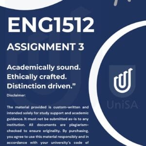 ENG1512 ASSIGNMENT 3 2025 ANSWERS {DUE DATE 29 SEPTEMBER 2025}