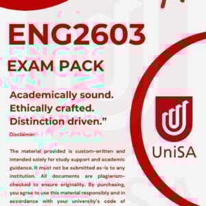 ENG2603 EXAM PACK 2025 (Perfect Pack for Exam Preparations)