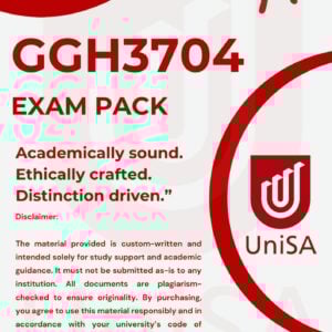 GGH3704 EXAM PACK 2025