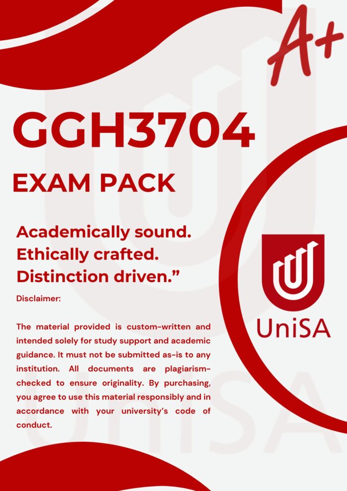 GGH3704 EXAM PACK 2025
