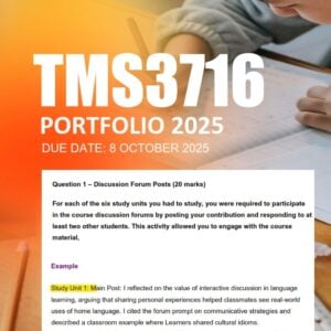 TMS3716 Portfolio 2025 Due October 2025