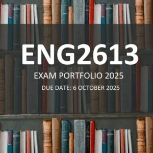 ENG2613 Exam Portfolio MEMO 2025 Due 6 October 2025 (Learnlib)