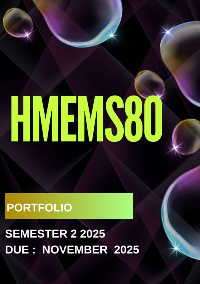 HMEMS80 PORTFOLIO SEMESTER 2 2025 ANSWERS (DUE DATE NOVEMBER 2025T)