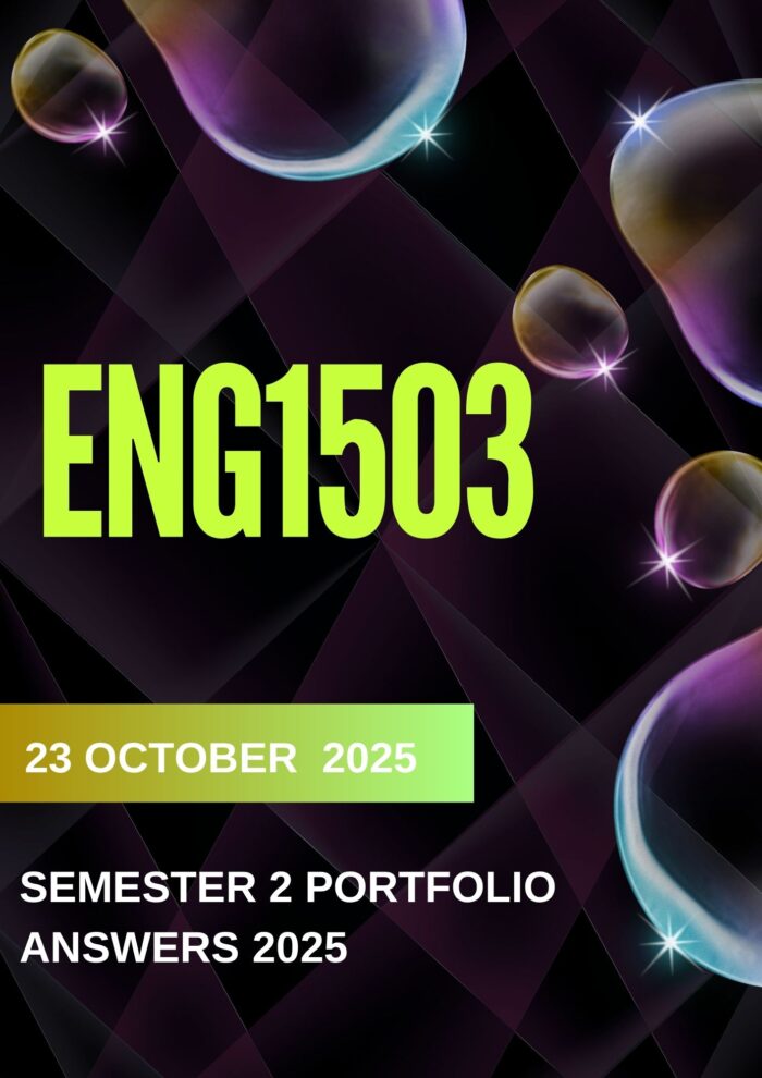 ENG1503 OCT / NOV PORTFOLIO 2025 ANSWERS ( OCTOBER 2025)