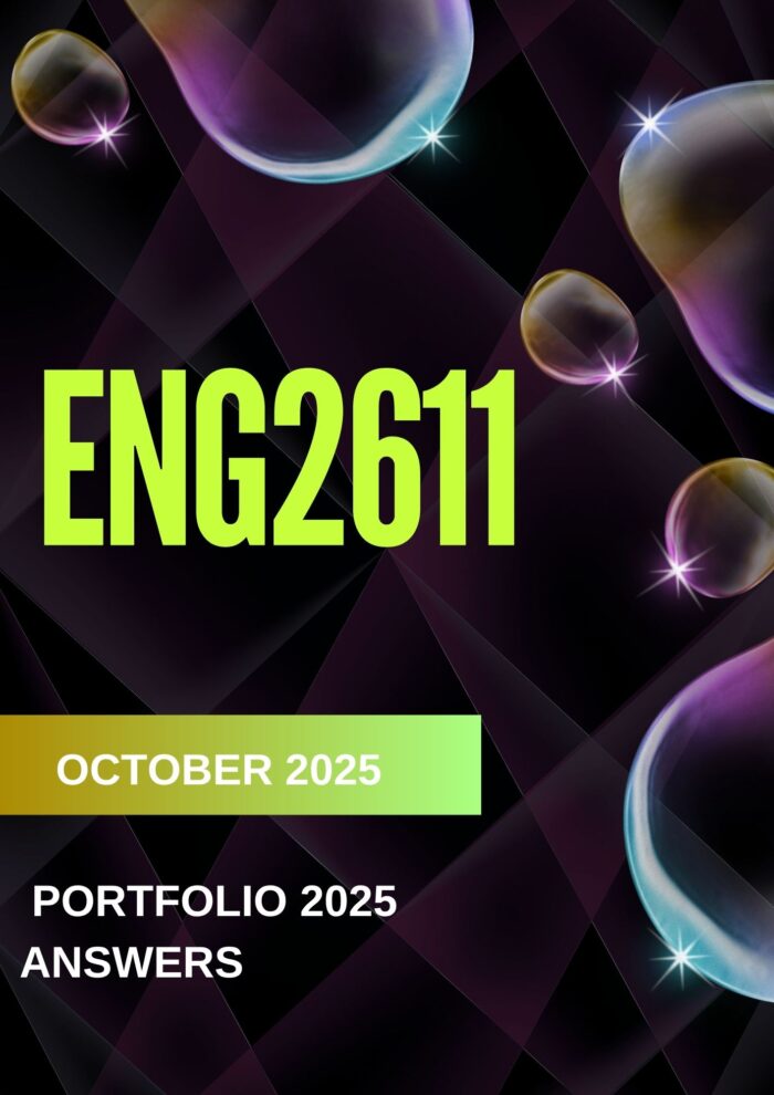 ENG2611 OCT / NOV PORTFOLIO 2025 ANSWERS (17 OCTOBER 2025)