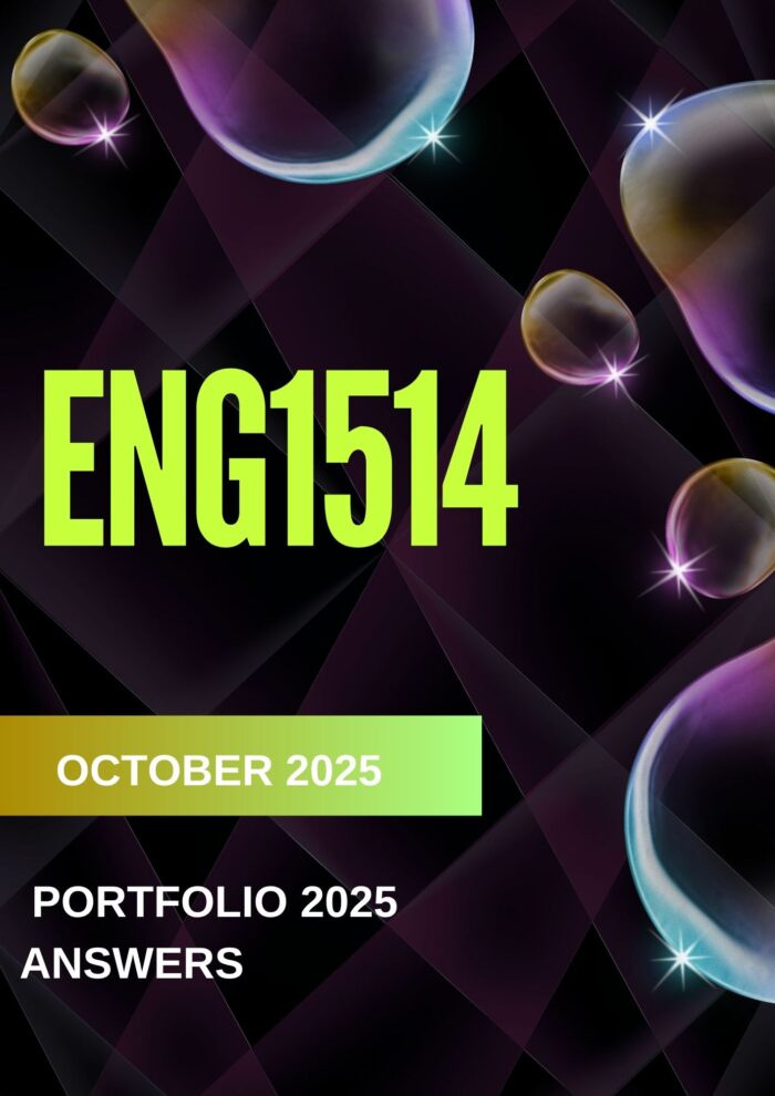 ENG1514 OCT / NOV PORTFOLIO 2025 ANSWERS ( OCTOBER 2025)