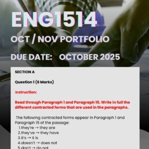 ENG1514 PORTFOLIO 2025 MEMO |OCTOBER 2025|