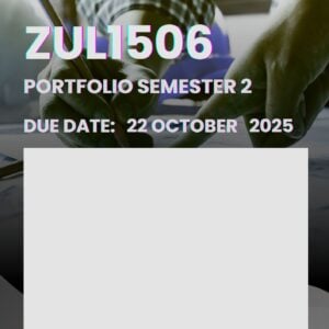 ZUL1506 PORTFOLIO SEMESTER 2 2025 MEMO |DUE DATE 22 OCTOBER 2025|