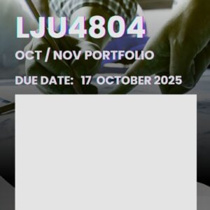 LJU4804 OCTOBER / NOVEMBER EXAM PORTFOLIO MEMO | DUE DATE 17 OCTOBER 2025|