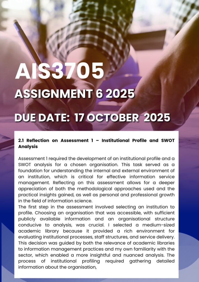 AIS3705 PRACTICAL PORTFOLIO 2025 MEMO |DUE DATE 17 OCTOBER 2025|