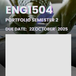 ENG1504 SEMESTER 2 PORTFOLIO MEMO |DUE 22 OCTOBER 2025|