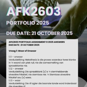 AFK2603 PORTFOLIO 2025 MEMO |DUE DATE 21 OCTOBER 2025|