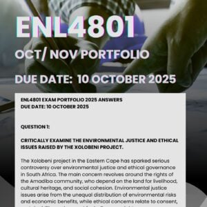 ENL4801 OCT / NOV EXAM PORTFOLIO 2025 MEMO |DUE 10 OCTOBER 2025| ★★★★★