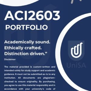 ACI2603 PORTFOLIO 2025 DUE 5 OCTOBER 2025