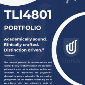 TLI4801 EXAMINATION PORTFOLIO SEMESTER 2 2025 {23-28 OCTOBER 2025}