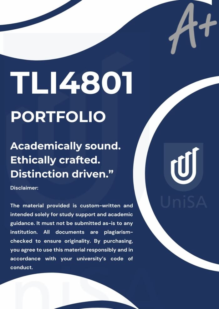 TLI4801 EXAMINATION PORTFOLIO SEMESTER 2 2025 {23-28 OCTOBER 2025}