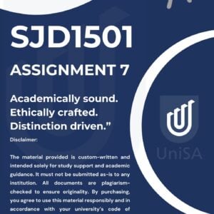 SJD1501 ASSIGNMENT 7 SEMESTER 2 PORTFOLIO 2025 ANSWERS {DUE DATE 10 NOVEMBER 2025}