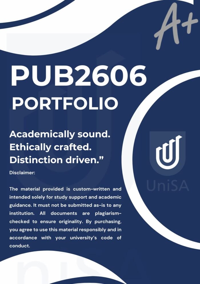 PUB2606 OCTOBER / NOVEMBER PORTFOLIO 2025 ANSWERS {DUE DATE 31 OCTOBER 2025}