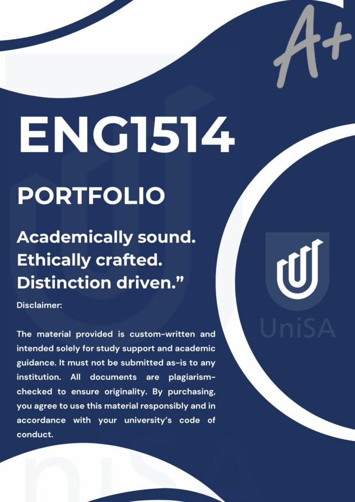 ENG1514 PORTFOLIO ANSWERS 2025 {DUE DATE 8 OCTOBER 2025}