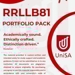 RRLLB81 PORTFOLIO PACK 2025 {INCLUDES RRLLB81 PAST PORTFOLIOS}