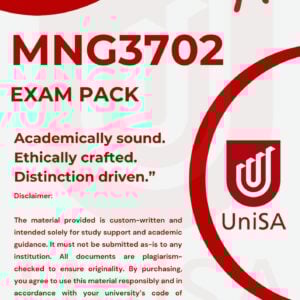 MNG3702 EXAM PACK 2025 + EXAM PREP NOTES