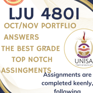 LJU4801 October November Portfolio (COMPLETE ANSWERS) Semester 2 2025 - DUE 28 October 2025