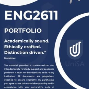 ENG2611 PORTFOLIO ANSWERS 2025 DUE 17 OCTOBER