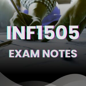 INF1505 EXAMINATION NOTES (BASIC NOTES FOR EXAM PREP)