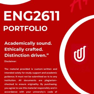 ENG2611 JANUARY / FEBRUARY SUPPLEMENTARY EXAM (DETAILED ANSWERS) DUE 16 JANUARY 2026